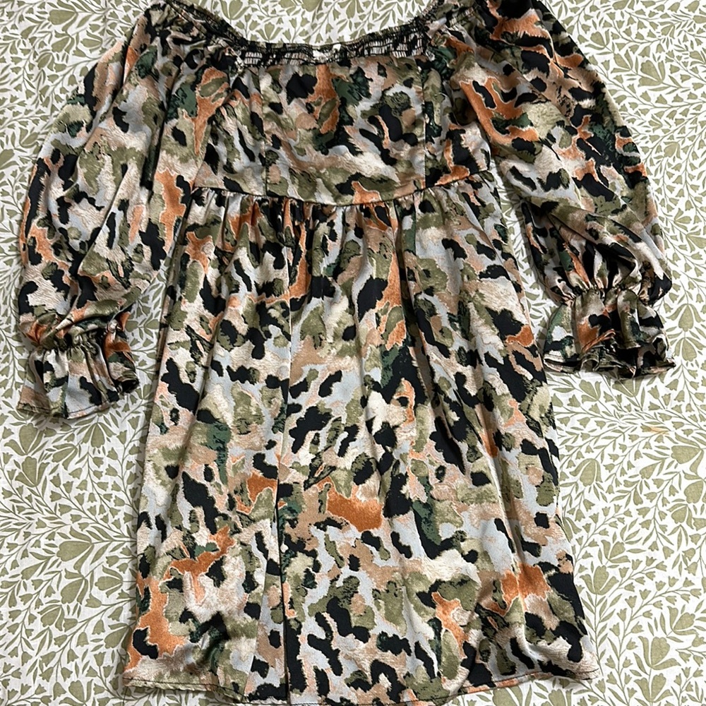 Trendy camouflage dress - perfect for outdoors